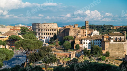 Preview: Cityscape of the Rome ancient centre, Italy