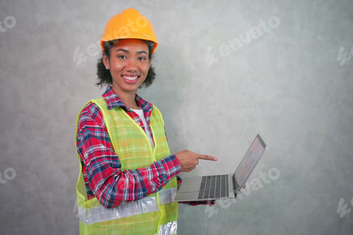 Preview: African American Female Construction Worker