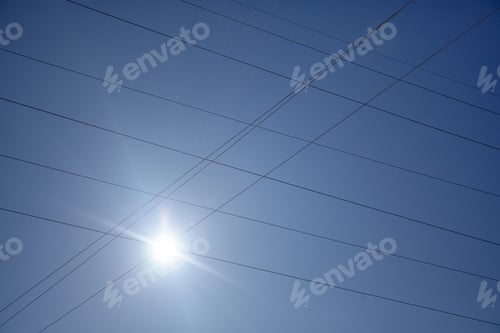Preview: high-voltage power lines, electricity transmission, electricity transportation