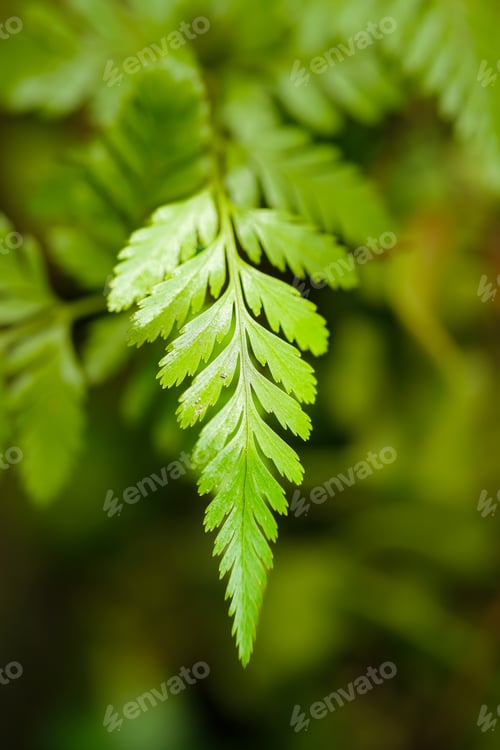 Vista previa: The leaves of ferns are often called fronds