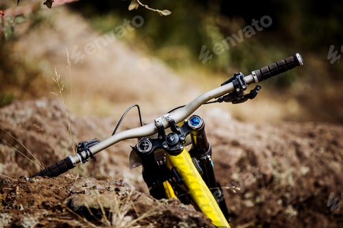 Preview: Handlebar of Sports Bicycle