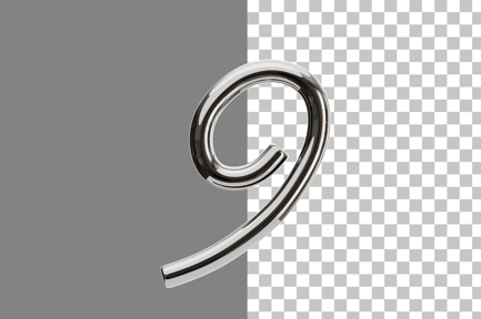 Preview: Chrome 9 3D Icon