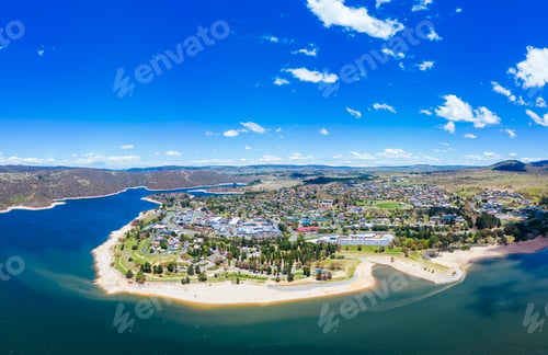 Preview: Jindabyne Aerial View in Australia