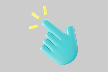 Visualização: Clique com a mão em Aqua