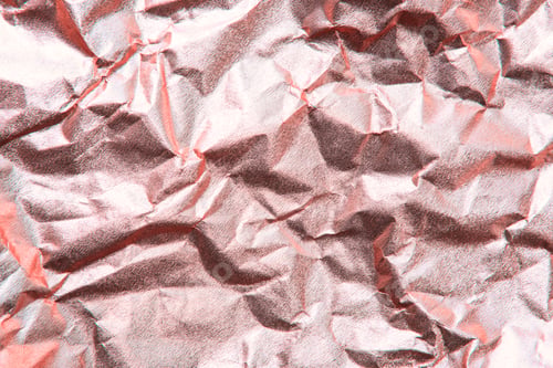 Preview: Close up of a pink crumpled paper
