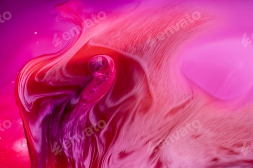 Preview: Abstract flow of liquid paints in mix