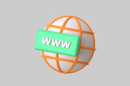 Visualização: Ícone do globo da World Wide Web