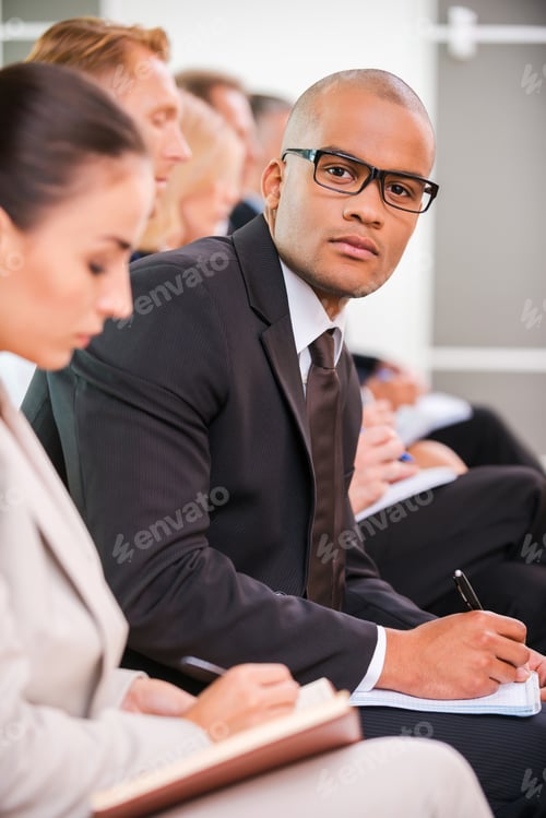 Preview: Businessman at the conference.