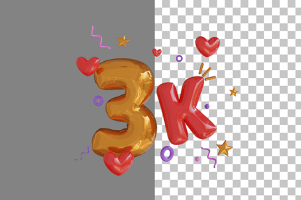 Preview: 3K 3D Icon