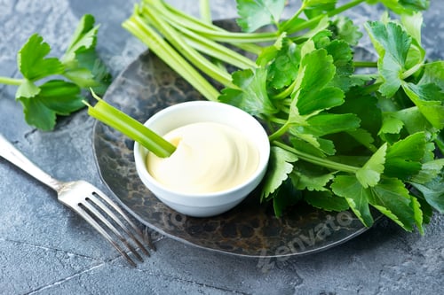 Preview: celery with sauce
