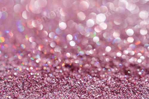 Preview: Abstract sequin background with shining festive bokeh.