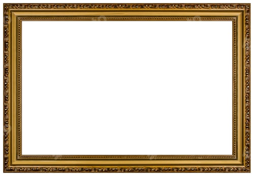 Preview: Picture frame, isolated on white background