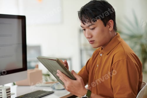 Preview: Developer Reading Documentation on Tablet