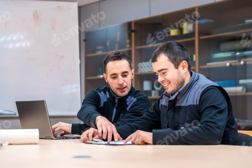 Preview: Collaborative Colleagues Working Together in Office Setting