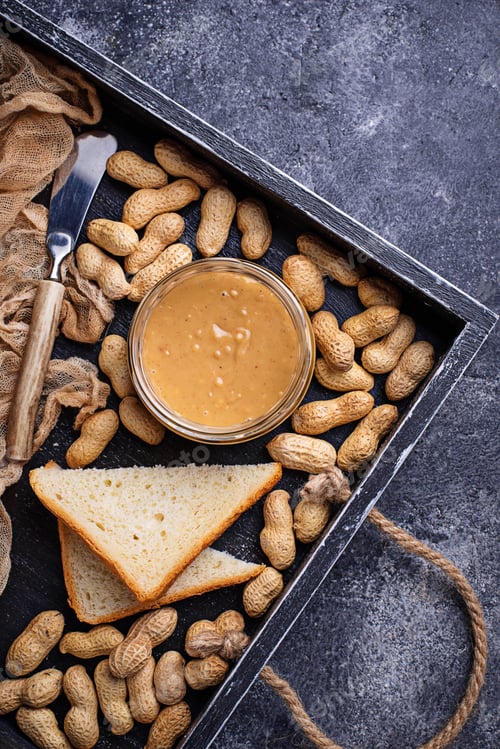 Preview: Homemade peanut butter and nuts
