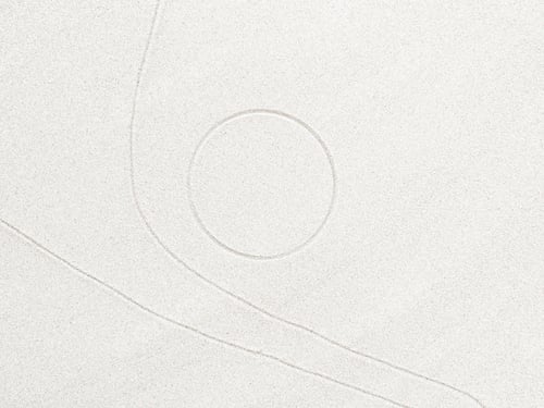 Preview: Zen Garden White Sand Background Pattern Texture Line Japanese Wave