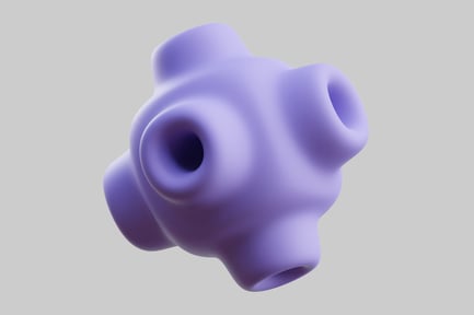 Preview: Abstract purple connector