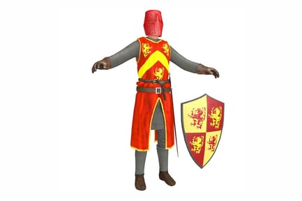 Preview: Medieval Knight with Heraldic Shield