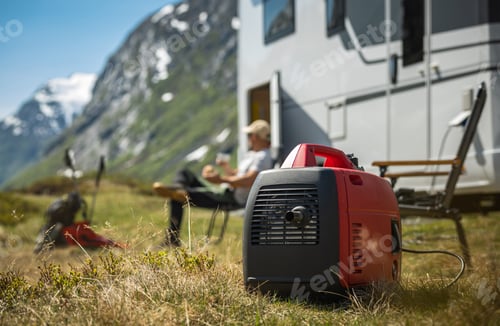 Preview: Using Portable Gasoline Inverted Generator While Dry Camping