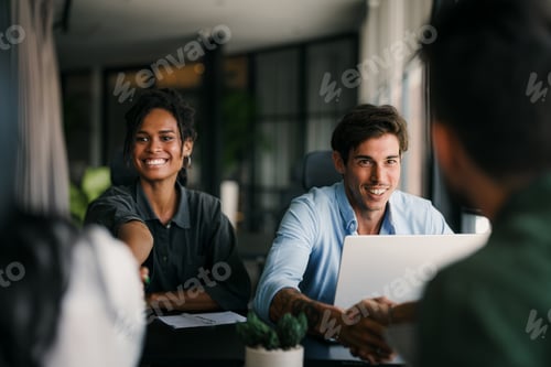 Preview: Business project team working together at meeting room at office