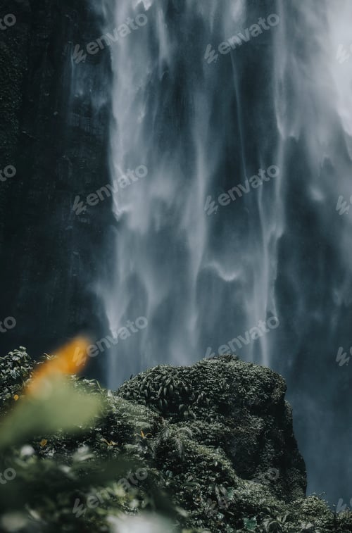 Preview: View of waterfall in Java, Indonesia