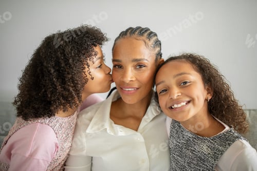 Preview: Family bonding moments with daughters at home filled with love and affection