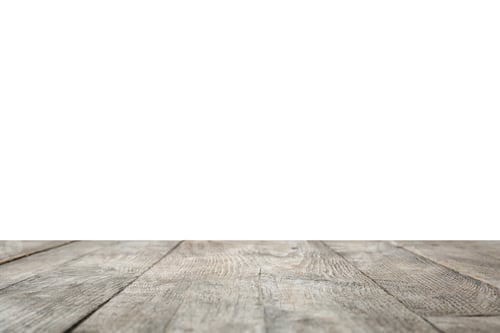 Vista previa: Empty wooden surface against white background. Mockup for design