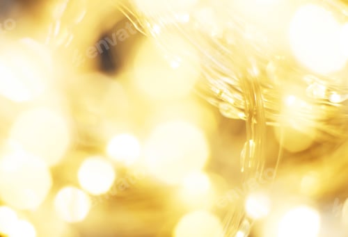 Preview: christmas beautifull shiny gold background. sparkle festive blurred bokeh