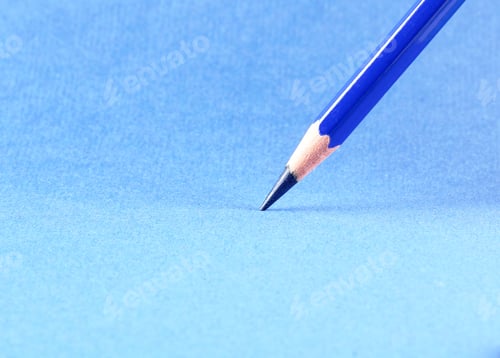 Preview: Pencil Bright Stands On Paper Background Image