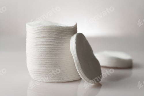 Preview: Stack of adsorbent cotton pads