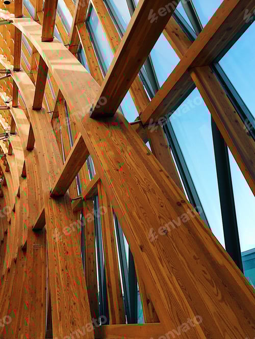 Preview: Modern minimalist wooden architecture