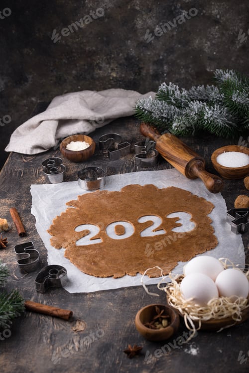 Visualização: Massa de gengibre para biscoitos em forma de 2023