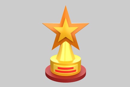 Preview: A stylized illustration of an award.