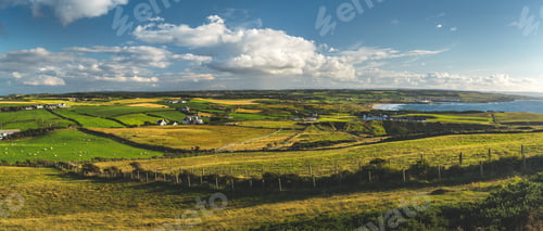 Preview: Countryside panoramic view. Northern Ireland