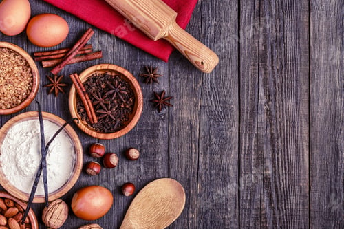 Preview: Ingredients for cooking baking.