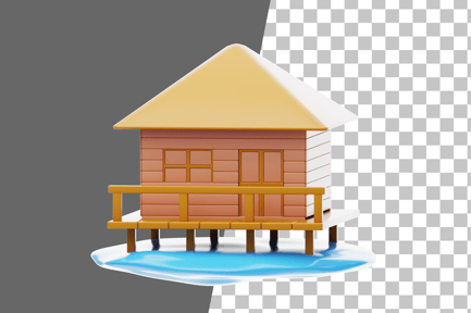 Preview: Beach Hut 3D Icon
