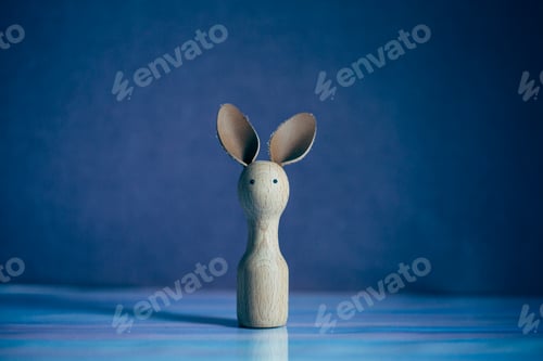 Preview: Easter bunny from recycled wood.