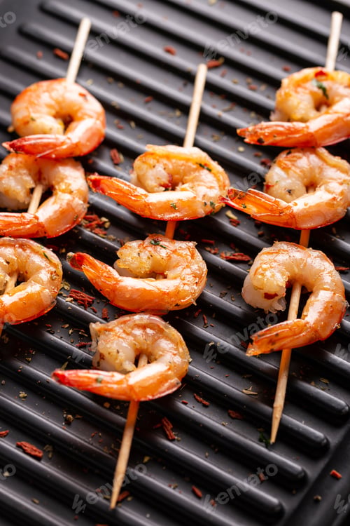 Preview: Grilled shrimp kebab