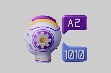 Preview: Ai learning machine head concept