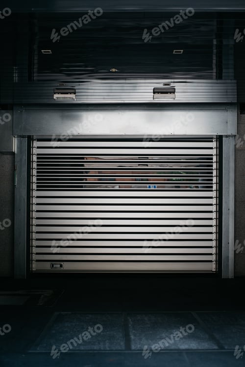 Preview: Modern metal garage door