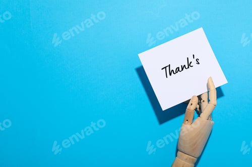 Preview: Words of gratitude, gratitude concept, word Thanks