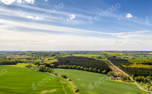 Preview: Aerial vies of the countryside in Denmark
