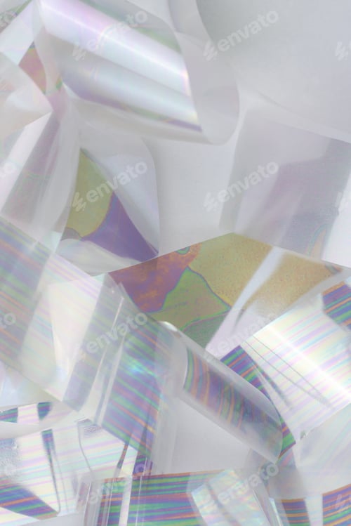 Preview: Strips of holographic foil