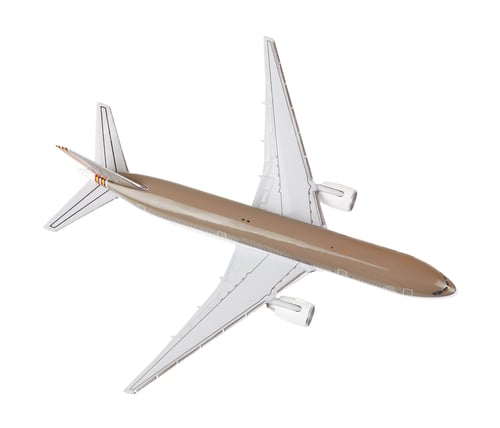 Preview: Toy airplane on white