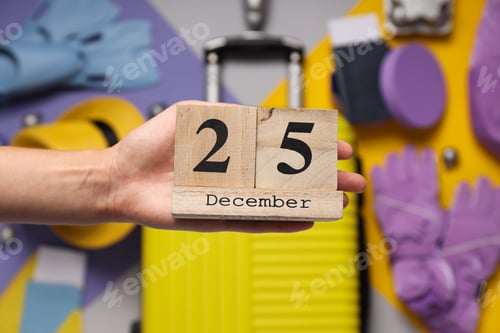 Visualização: Mala com roupas e barbatanas para nadar