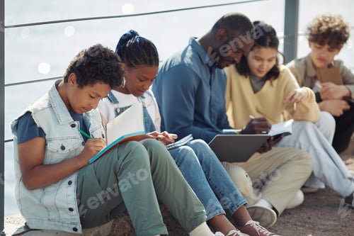 Preview: Group of Kids in Outdoor Classroom