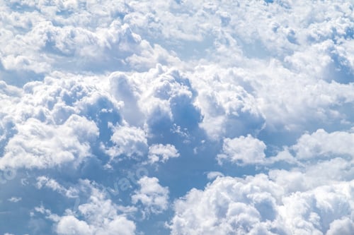 Preview: Aerial view of cloud and sky from airplane,Nature background