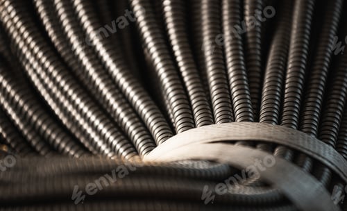 Preview: Huge bunch of metal flexible shield tubes