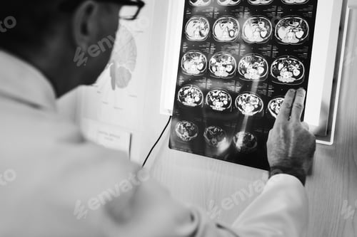Preview: Doctor checking x-ray results