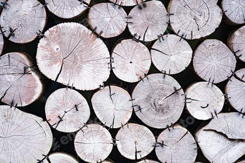 Preview: Logs bind together for a wall